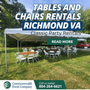 tables and chairs rentals richmond va